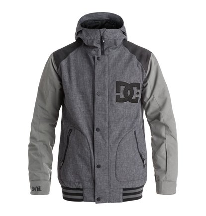 dcshoes, Сноубордическая куртка DCLA SE в университетском стиле, BLACK (kvj0) DCLA SE - Varsity Snow Jacket EDYTJ03030