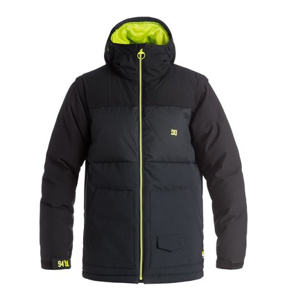 dcshoes, Сноубордический пуховик Downhill, BLACK (kvj0) Downhill - Puffer Snow Jacket EDYTJ03031
