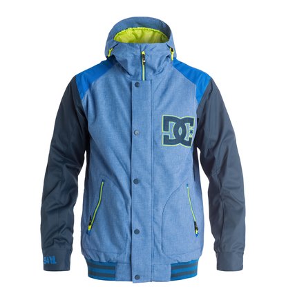 dcshoes, Сноубордическая куртка DCLA в университетском стиле, NAUTICAL BLUE (bqr0) DCLA - Varsity Snow Jacket EDYTJ03036