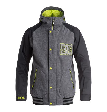 dcshoes, Сноубордическая куртка DCLA в университетском стиле, BLACK (kvj0) DCLA - Varsity Snow Jacket EDYTJ03036