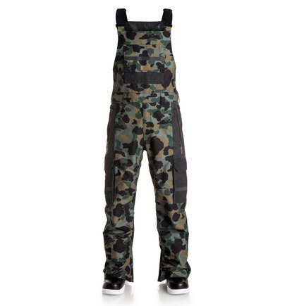 dcshoes, Сноубордические штаны-комбинезон Platoon, CAMOUFLAGE LODGE MEN (gph6) Platoon - Bib Snow Pants EDYTP03010