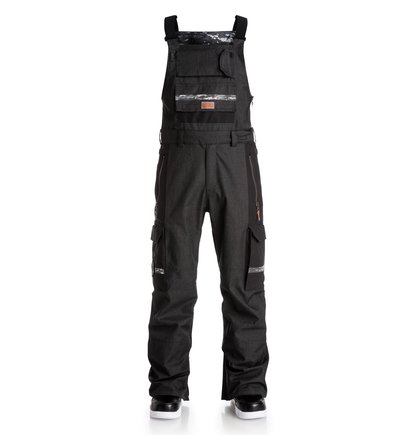 dcshoes, Сноубордические штаны-комбинезон Platoon SPT, BLACK (kvj0) Platoon SPT - Bib Snow Pants EDYTP03014