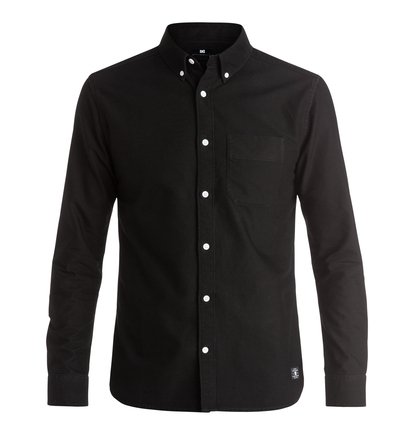 dcshoes, Рубашка Oxford с длинным рукавом, BLACK (kvj0) Oxford - Long Sleeve Shirt EDYWT03104
