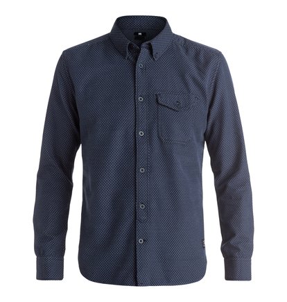 dcshoes, Рубашка Allandalen с длинным рукавом, BLACK IRIS DOT (btl3) Allandalen - Long Sleeve Shirt EDYWT03105