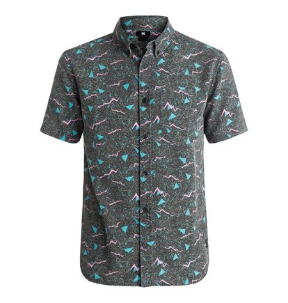 dcshoes, Рубашка Odanah с коротким рукавом, BLACK DC BAY (kvj3) Odanah - Short Sleeve Shirt EDYWT03139