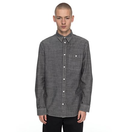 dcshoes, Рубашка с длинным рукавом Arrowood, BLACK CHAMBRAY (kte0) Arrowood - Long Sleeve Shirt EDYWT03163