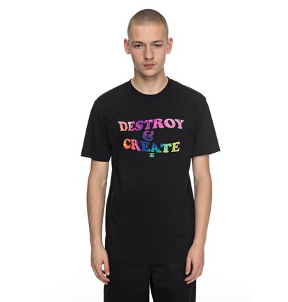 dcshoes, Футболка Destroy Create, BLACK (kvj0) Destroy Create - T-Shirt EDYZT03681