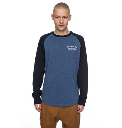dcshoes, Лонгслив Clear Version, WASHED INDIGO HEATHER (bsah) Clear Version - Long Sleeve T-Shirt EDYZT03701