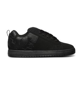 dcshoes, Men's Court Graffik Shoes, BLACK/BLACK/BLACK (xkkk) Court Graffik - Low-Top Shoes 300529