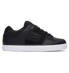 dcshoes, Men's Pure SE Shoes, BLACK/WHITE/ARMOR (kwa) Pure SE - Shoes 301024