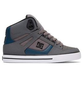 dcshoes, Men's Spartan WC High-Top Shoes, GREY/GREEN (ggb) Pure High WC - High-Top Shoes 302523