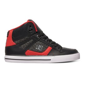 dcshoes, Men's Spartan WC High-Top Shoes, BLACK/BLACK/RED (xkkr) Spartan High WC - High-Top Shoes 302523