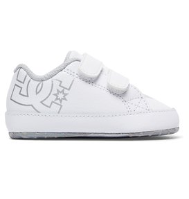 dcshoes, Baby's Court Graffik Shoes, WHITE/SILVER (ws4) Court Graffik - Low-Top Shoes 320039