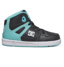 dcshoes, Rebound UI - Zapatillas de corte alto, BLACK/AQUA (ba2) Rebound Ul - High-Top Shoes 320167