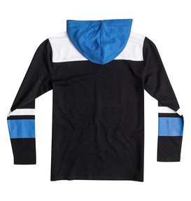 dcshoes, Boy's 8-16 Breakaway Long Sleeve Hooded Tee, BLACK (kvj0) Breakaway Jersey 50664082
