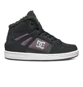 dcshoes, ReboundWNT - Zapatos de invierno de corte alto, BLACK/WHITE/PINK (kwp) Rebound WNT - Winterized High-Top Shoes ADBS100075