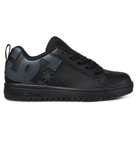 dcshoes, Kid's Court Graffik Shoes, BLACK/BLACK/BLACK (3bk) COURT GRAFFIK ADBS100207