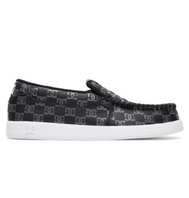 dcshoes, Kid's Villain SE Slip On Shoes, BLACK/WHITE (bkw) VILLAIN SE ADBS100227