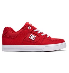 dcshoes, Kid's Pure Elastic TX SE Shoes, RED/WHITE (rw2) Pure Elastic TX SE - Slip-On Shoes ADBS300257
