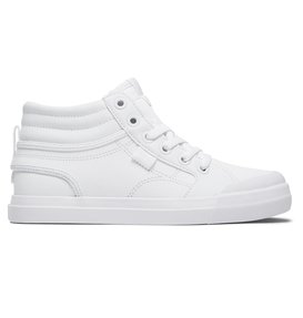 dcshoes, Kid's Evan Hi SE High-Top Shoes, WHITE (wht) EVAN HI SE ADBS300289