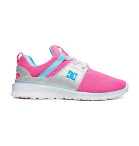dcshoes, Heathrow - Chaussures, PINK WITH SILVER (pws) Heathrow - Low-Top Shoes ADBS700025