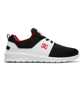 dcshoes, Boy's Heathrow Shoes, BLACK/WHITE/RED (xkwr) Heathrow - Shoes ADBS700047