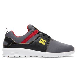 dcshoes, Heathrow SE - Chaussures, GREY/BLACK/RED (xskr) Heathrow SE - Shoes ADBS700049