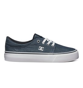 dcshoes, Women's Trase TX SE Shoes, DARK DENIM/WHITE (4dw) Trase TX SE - Low-Top Shoes ADJS300080