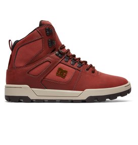 dcshoes, Pure High WR Boot - Boots, BURNT HENNA/WHITE (bhw) Pure High Boot - Mountain Boots ADYB100001