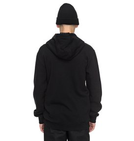dcshoes, Men's Sk8MafIa Stash Zipper Up Hoodie, BLACK (kvj0) Sk8Mafia Stash - Zip-Up Hoodie ADYFT03180
