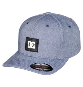 dcshoes, Men's Star Flexfit Hat, HEATHER BLUE IRIS (btlh) Star - Flexfit Cap ADYHA03336