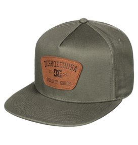 dcshoes, Hombres Gorra Broche Trasero Rikers, VINTAGE GREEN (gzj0) RIKERS ADYHA03523