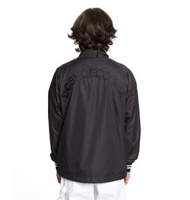 dcshoes, Men's Kalis Coaches Windbreaker, BLACK (kvj0) Kalis Coaches - Windbreaker ADYJK03045