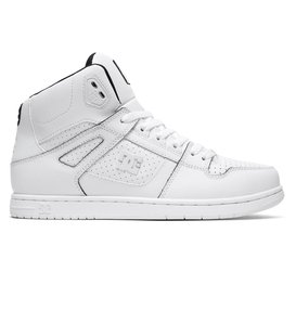 dcshoes, Men's Pure SE High Top Shoes, WHITE/BLACK/WHITE (wbi) PURE HIGH-TOP SE ADYS100438
