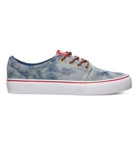 dcshoes, Trase TX SE - Chaussures, INDIGO BLEACHED VINTAGE (ibv) Trase TX SE - Low-Top Shoes ADYS300123