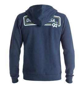 dcshoes, Men's DC Hay Day 94 Zip Up Hoodie, BLUE IRIS (btl0) DC Hay Day 94 - Zip-Up Hoodie ADYSF03012
