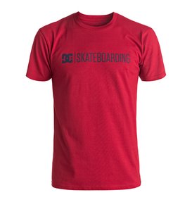 dcshoes, Men's Minimal Tee, CHILI PEPPER (rrd0) Minimal - T-Shirt ADYZT03909