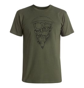 dcshoes, Men's Za Death Tee, FATIGUE GREEN (cqy0) Za Death - T-Shirt ADYZT03965