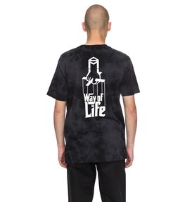 dcshoes, Men's Sk8MafIa Texture Tee, BLACK (kvj0) Sk8Mafia Texture - T-Shirt ADYZT04098