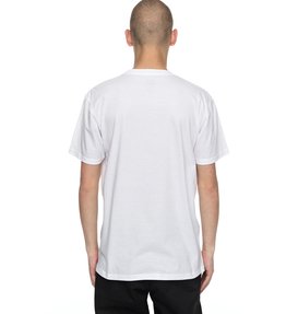 dcshoes, Men's Madars Front Board Tee, SNOW WHITE (wbb0) MADARS FRONT BOARD SS ADYZT04134