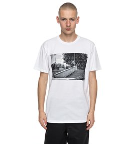 dcshoes, Men's Madars Front Board Tee, SNOW WHITE (wbb0) MADARS FRONT BOARD SS ADYZT04134