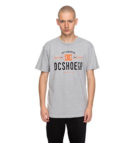dcshoes, Hombres Camiseta General, GREY HEATHER (knfh) GENERAL SS ADYZT04168