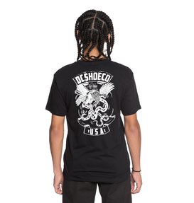 dcshoes, Men's Sugihara Battle Royal Tee, BLACK (kvj0) SUGIHARA BATTLE ROYAL ADYZT04211