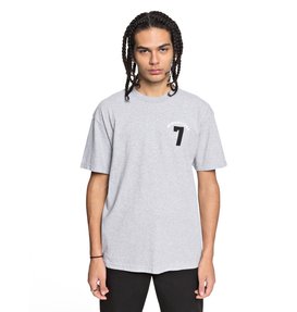 dcshoes, Men's Lucky Seven Tee, GREY HEATHER (knfh) Lucky Seven - T-Shirt ADYZT04256