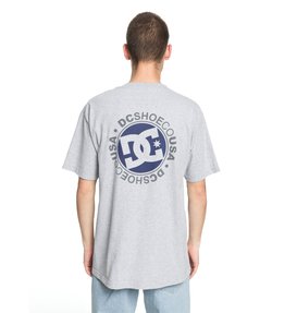 dcshoes, Men's Round Reflect Tee, GREY HEATHER (knfh) Round Reflect - T-Shirt ADYZT04257