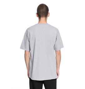 dcshoes, Men's Embroidered Tee, GREY HEATHER (knfh) Embroidered - T-Shirt ADYZT04279