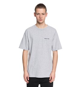 dcshoes, Men's Embroidered Tee, GREY HEATHER (knfh) Embroidered - T-Shirt ADYZT04279