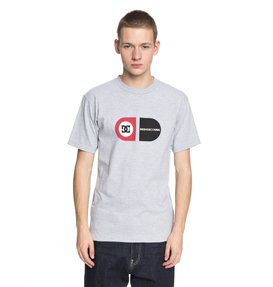 dcshoes, Men's High Zenith Tee, HEATHER GREY (knfh) HIGH ZENITH SS ADYZT04314