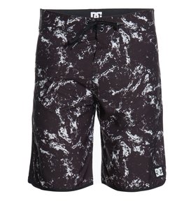 dcshoes, Boardshort Masculino Estampado DC Shoes, BLACK* (blk) DC BOARDSHORTS BURLISON BR60012446