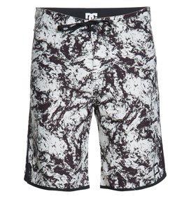 dcshoes, Boardshort Masculino Estampado DC Shoes, WHITE (wht) DC BOARDSHORTS BURLISON BR60012446